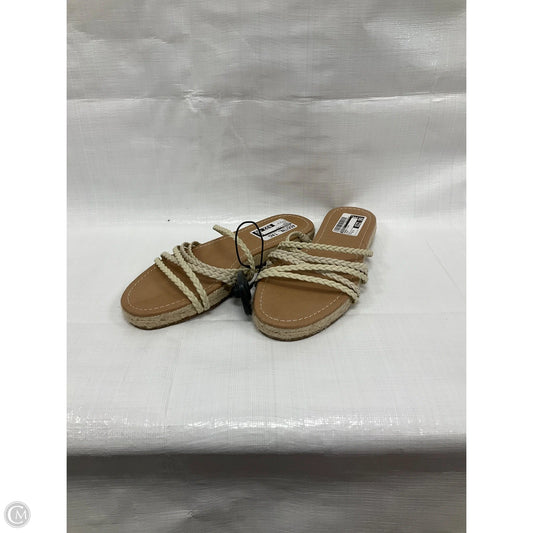 Sandals Flats By Madewell In Cream, Size: 9.5