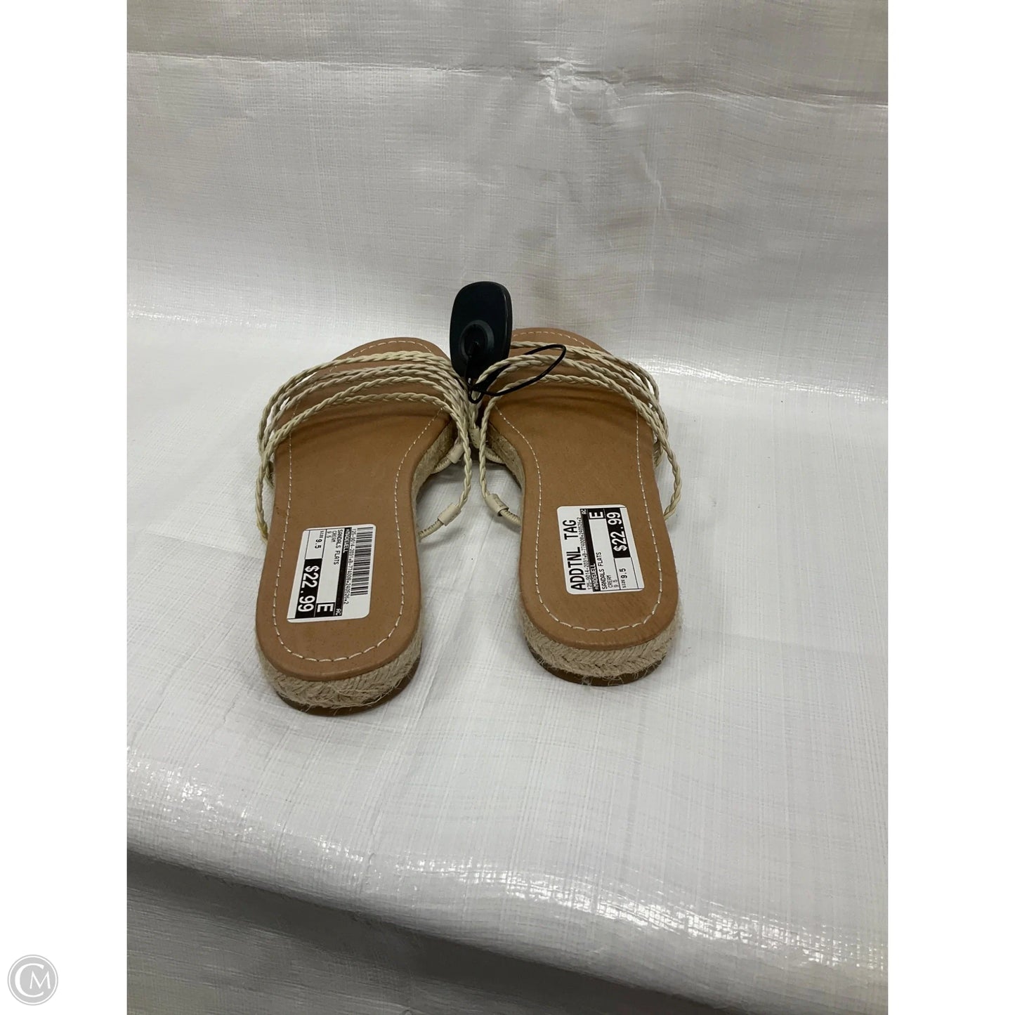 Sandals Flats By Madewell In Cream, Size: 9.5