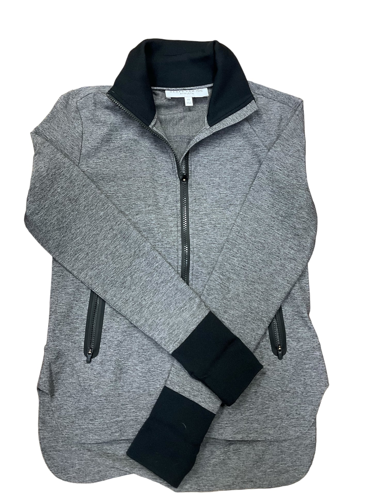 Athletic Jacket By Athleta In Grey, Size: Xs