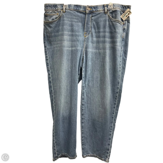 Jeans Straight By J. Jill In Blue Denim, Size: Xl