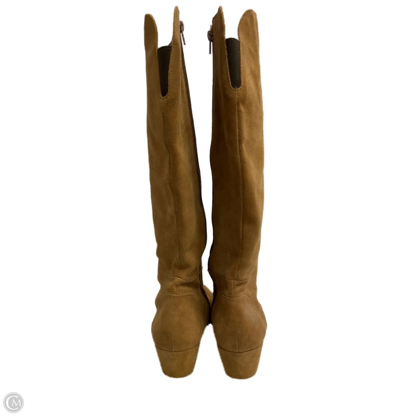 Boots Knee Heels By Kenneth Cole Reaction In Tan, Size: 7.5