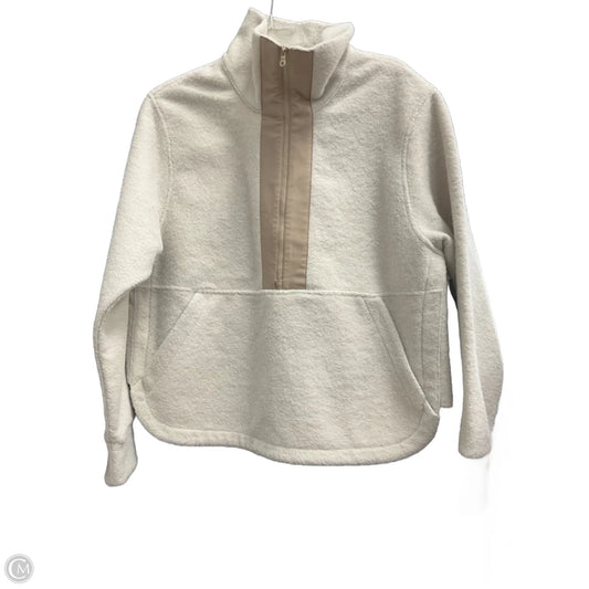 Jacket Faux Fur & Sherpa By Cmc In Cream, Size: M