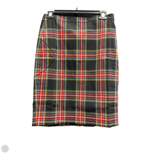 Skirt Midi By J. Crew In Plaid Pattern, Size: Xs