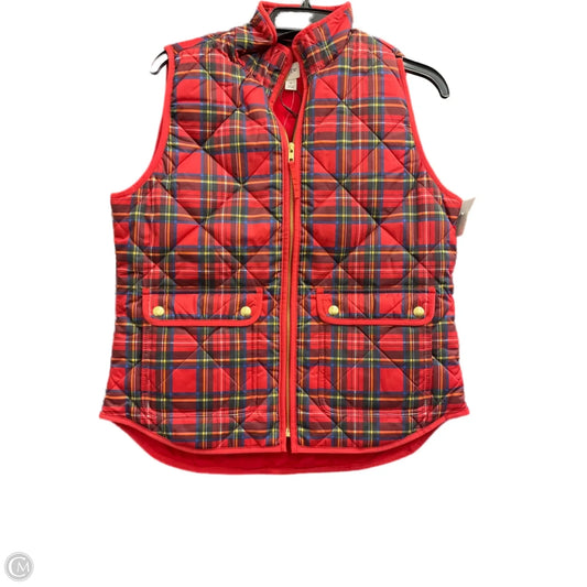 Vest Puffer & Quilted By J. Crew In Red, Size: S