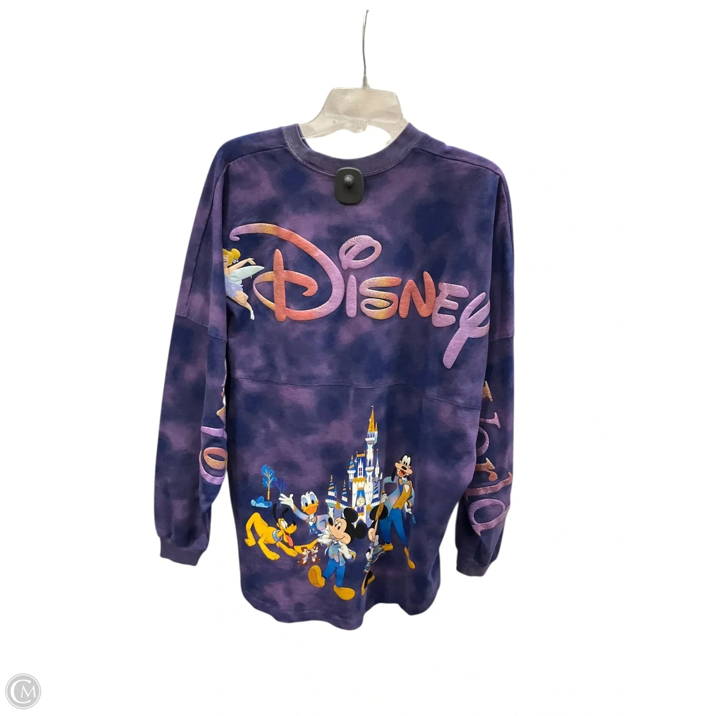 Top Long Sleeve By Disney In Purple, Size: Xl