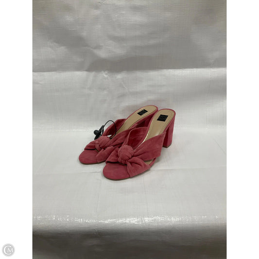 Shoes Heels Block By White House Black Market In Pink, Size: 9