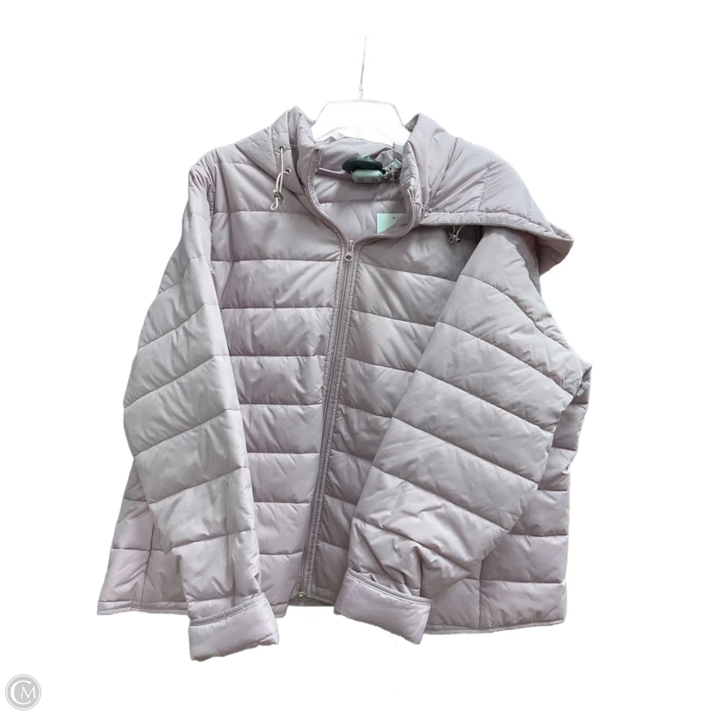 Coat Puffer & Quilted By Just Fab In Purple, Size: 3x