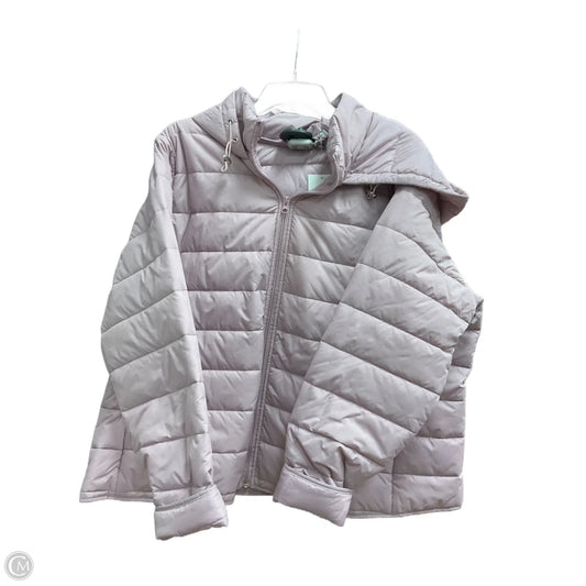 Coat Puffer & Quilted By Just Fab In Purple, Size: 3x