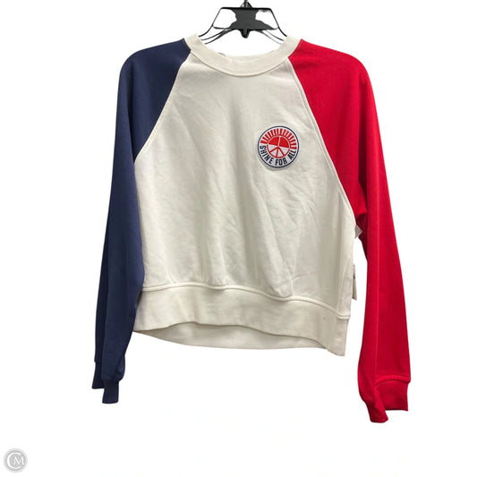 Top Long Sleeve By Old Navy In Blue & Red & White, Size: Xs