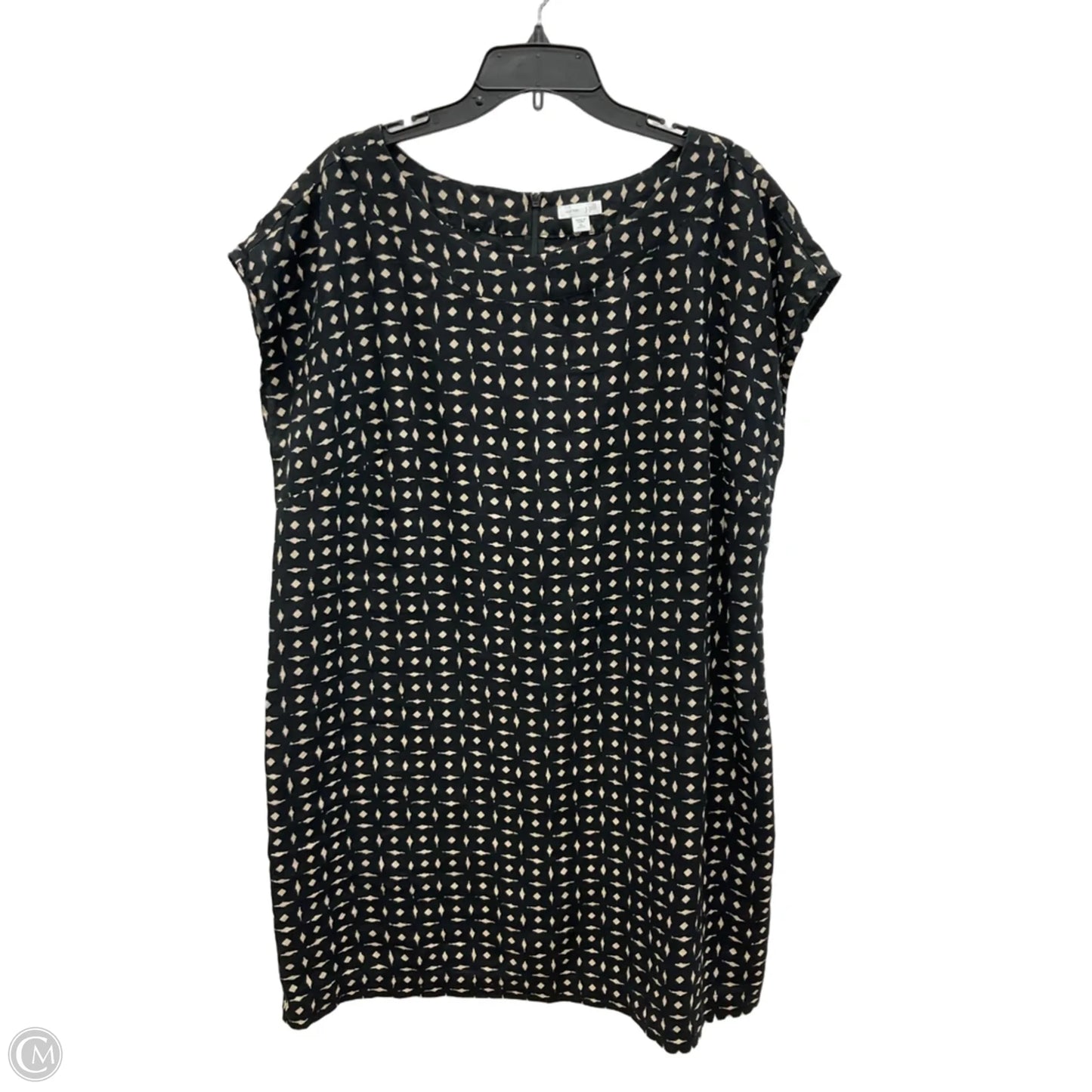 Dress Casual Short By J. Jill In Black & Cream, Size: Xl