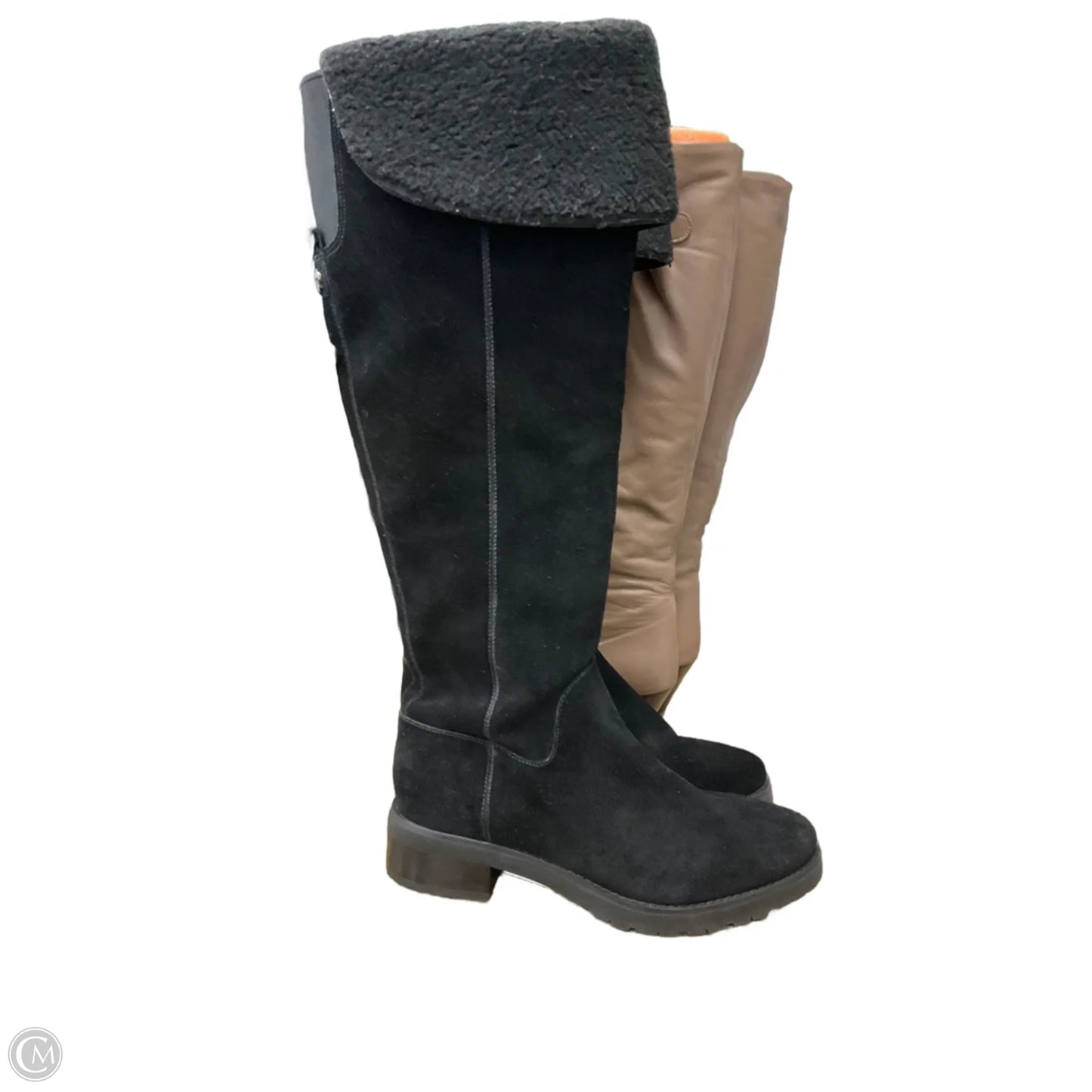 Boots Knee Flats By Michael By Michael Kors In Black, Size: 7.5