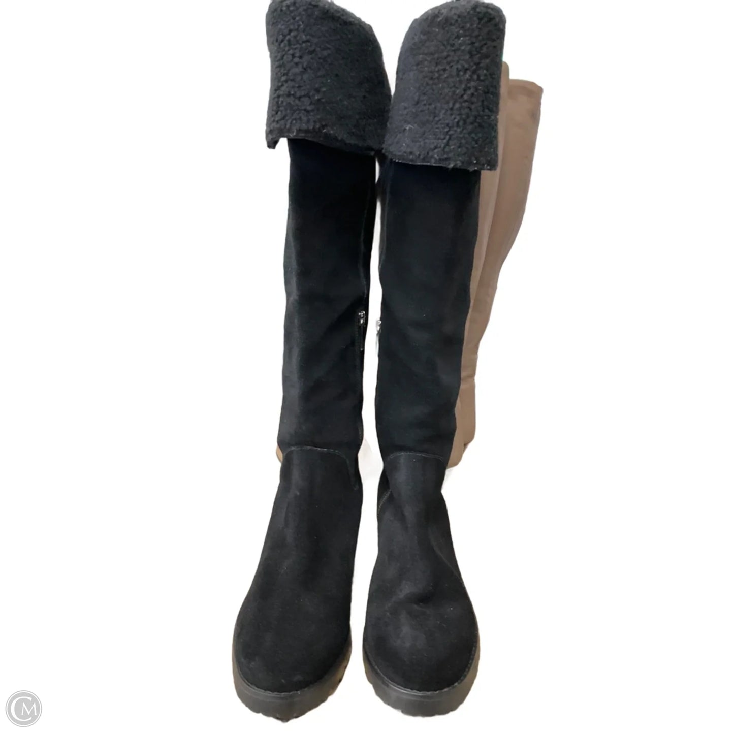 Boots Knee Flats By Michael By Michael Kors In Black, Size: 7.5