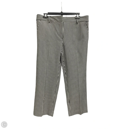 Pants Dress By Loft In Striped Pattern, Size: 12