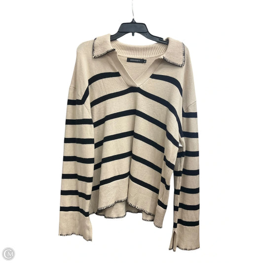 Sweater By Merokeety In Striped Pattern, Size: Xl