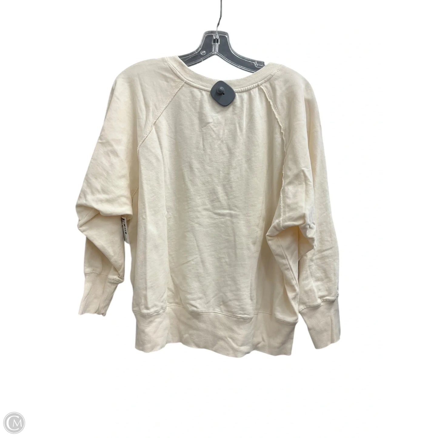 Top Long Sleeve By Clothes Mentor In Cream, Size: M