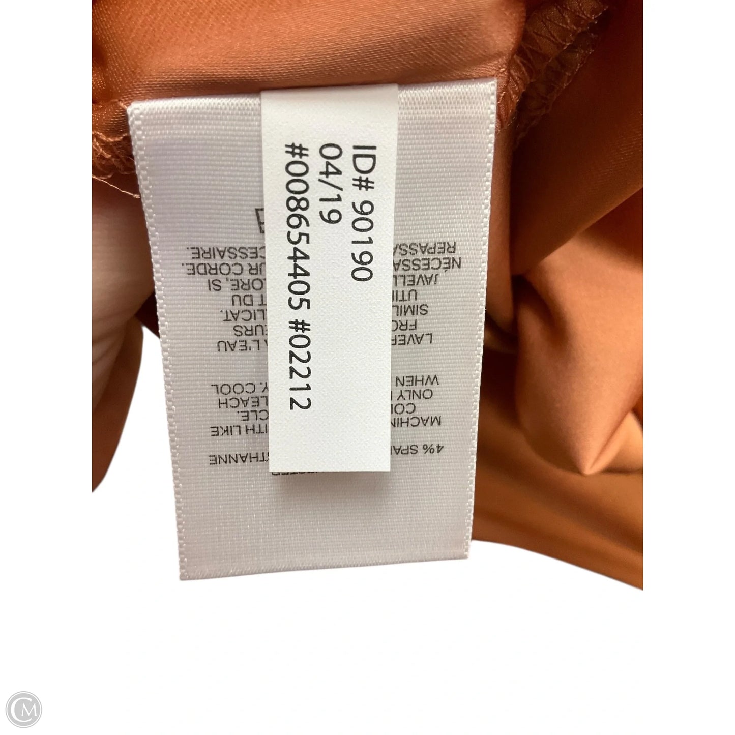 Top Long Sleeve By Express In Peach, Size: L