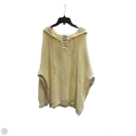 Sweater By White Birch In Cream, Size: 1x