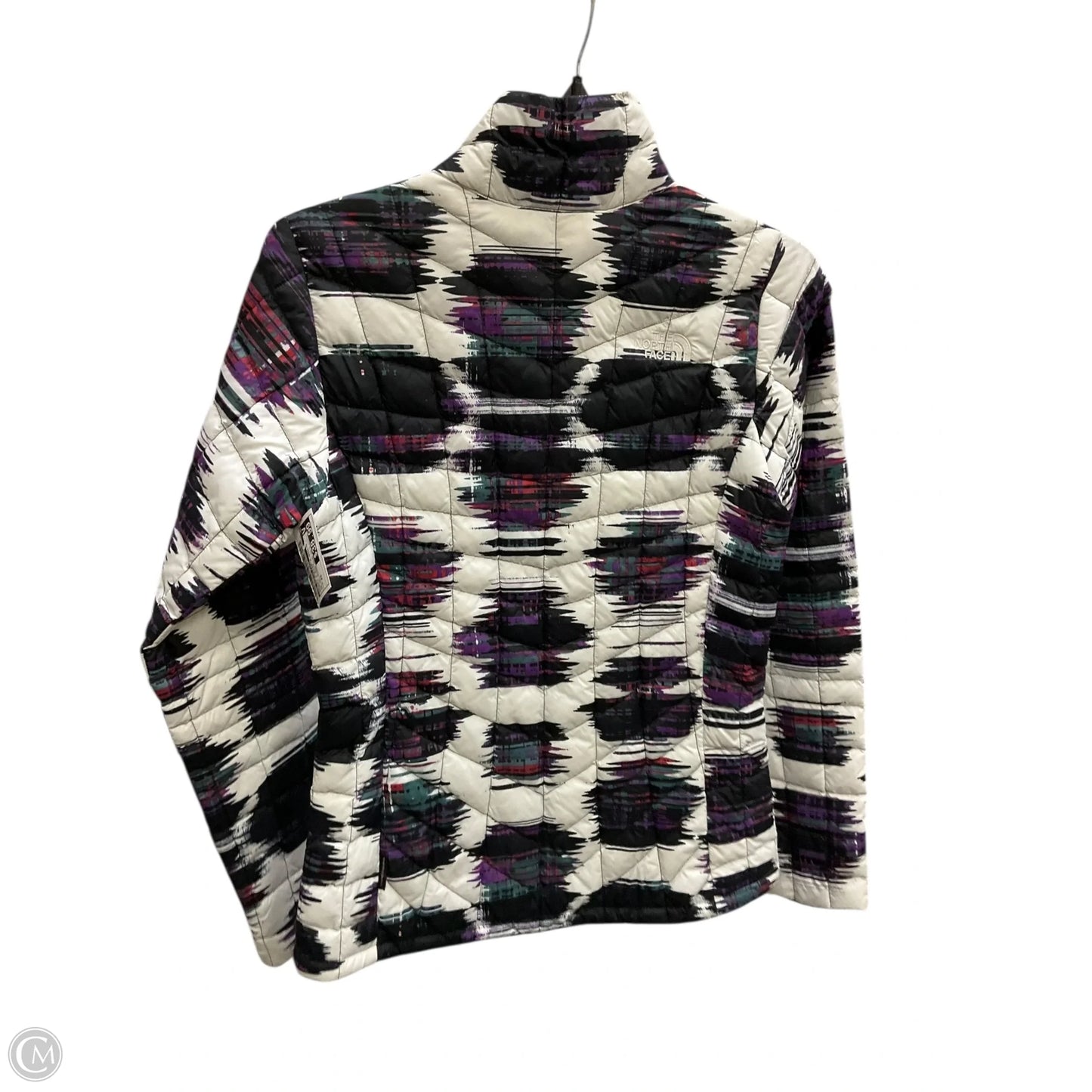 Jacket Puffer & Quilted By The North Face In Purple & White, Size: Xs