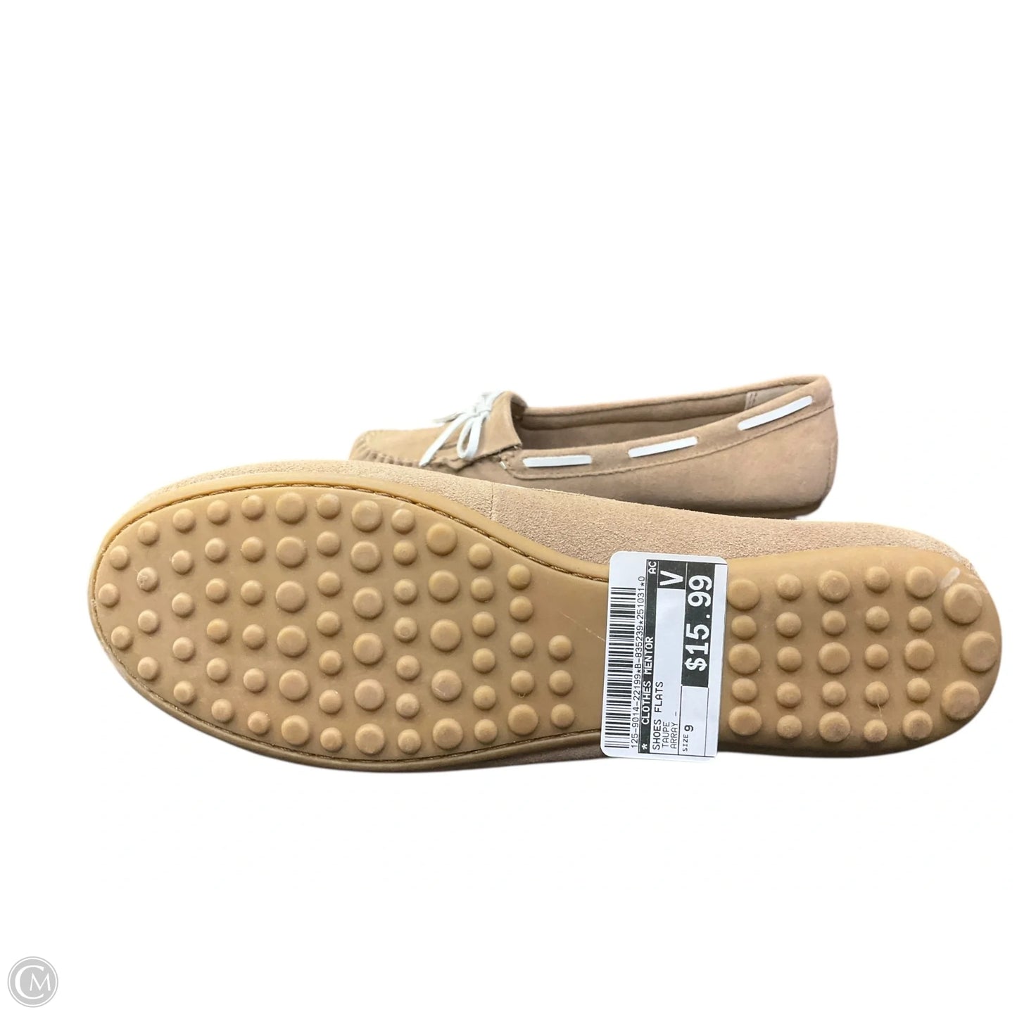 Shoes Flats By Clothes Mentor In Taupe, Size: 9