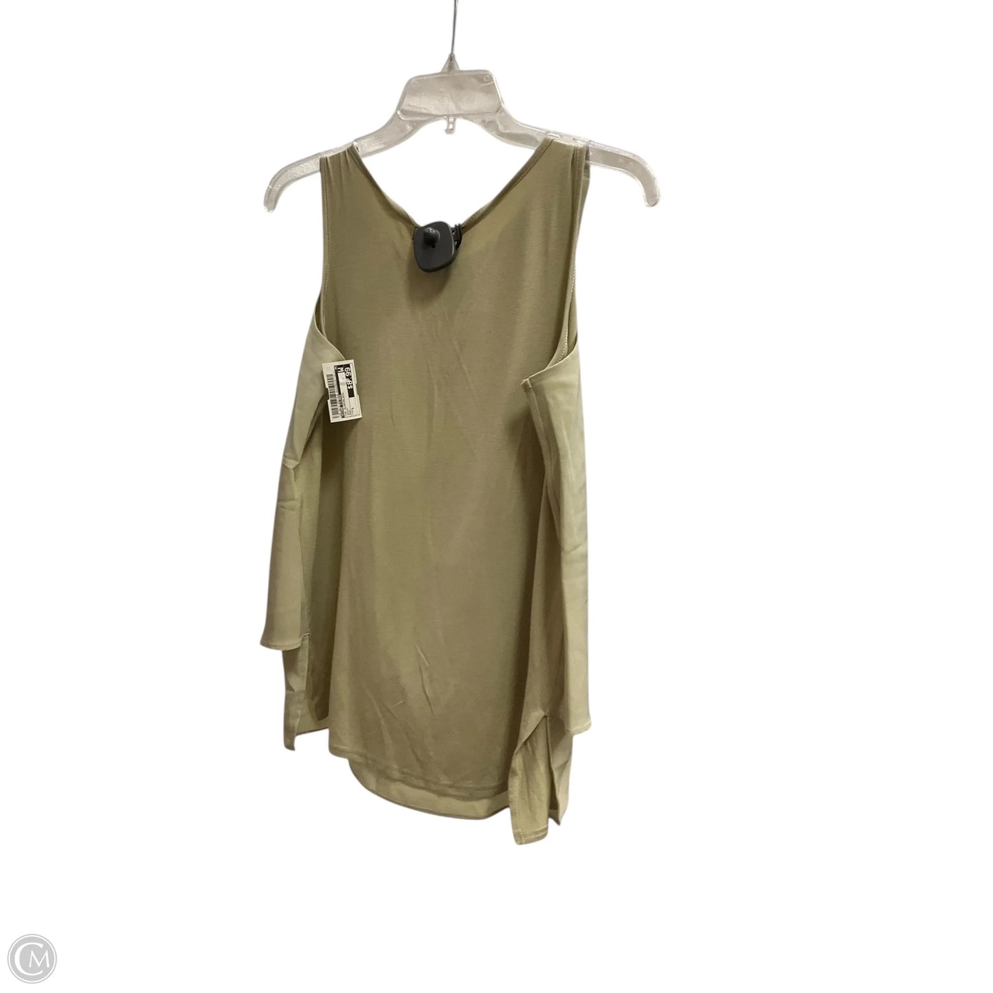 Top Sleeveless By Diane Gilman In Green, Size: S