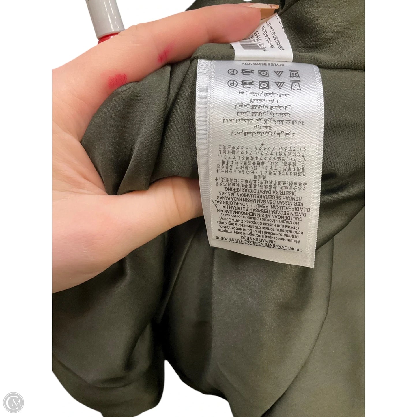 Coat Faux Fur & Sherpa By Bcbgeneration In Green, Size: 1x