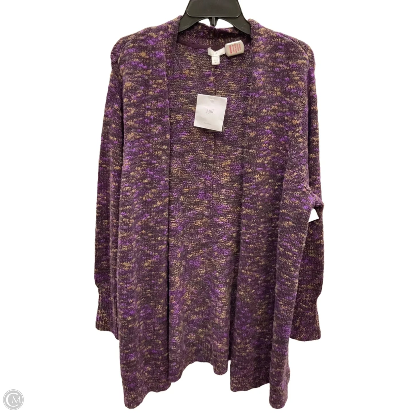 Cardigan By J. Jill In Purple, Size: Xl