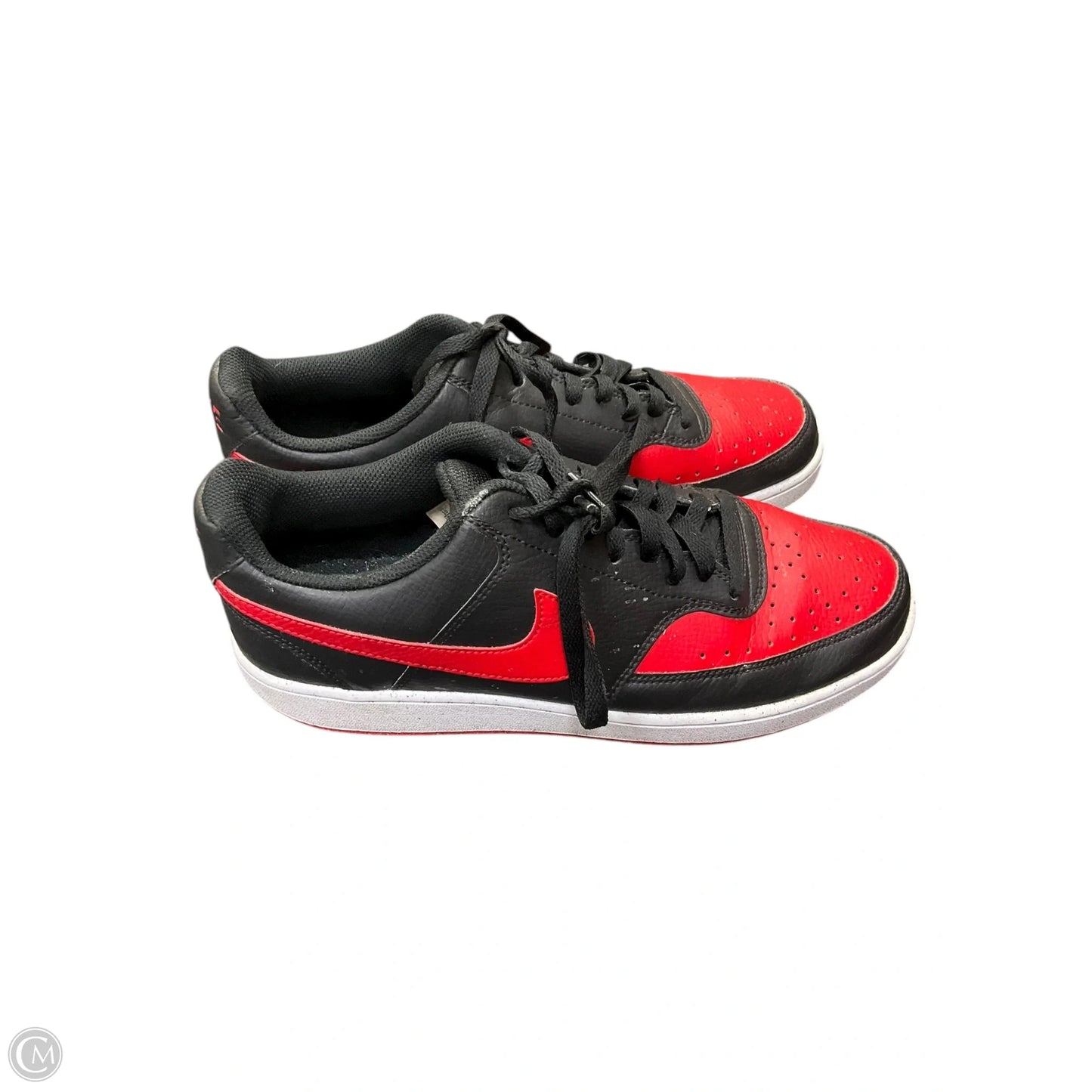Shoes Sneakers By Nike In Black & Red, Size: 10