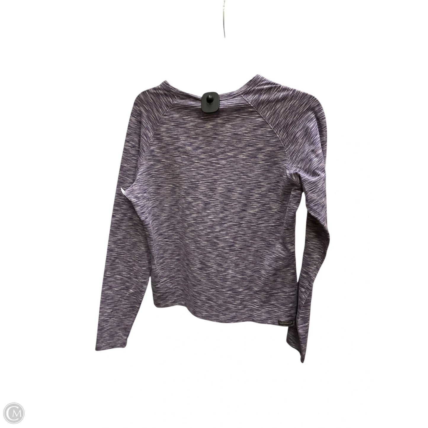 Athletic Top Long Sleeve Crewneck By The North Face In Purple, Size: M