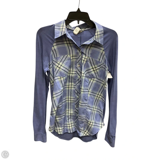 Athletic Top Long Sleeve Collar By Marmot In Purple, Size: M