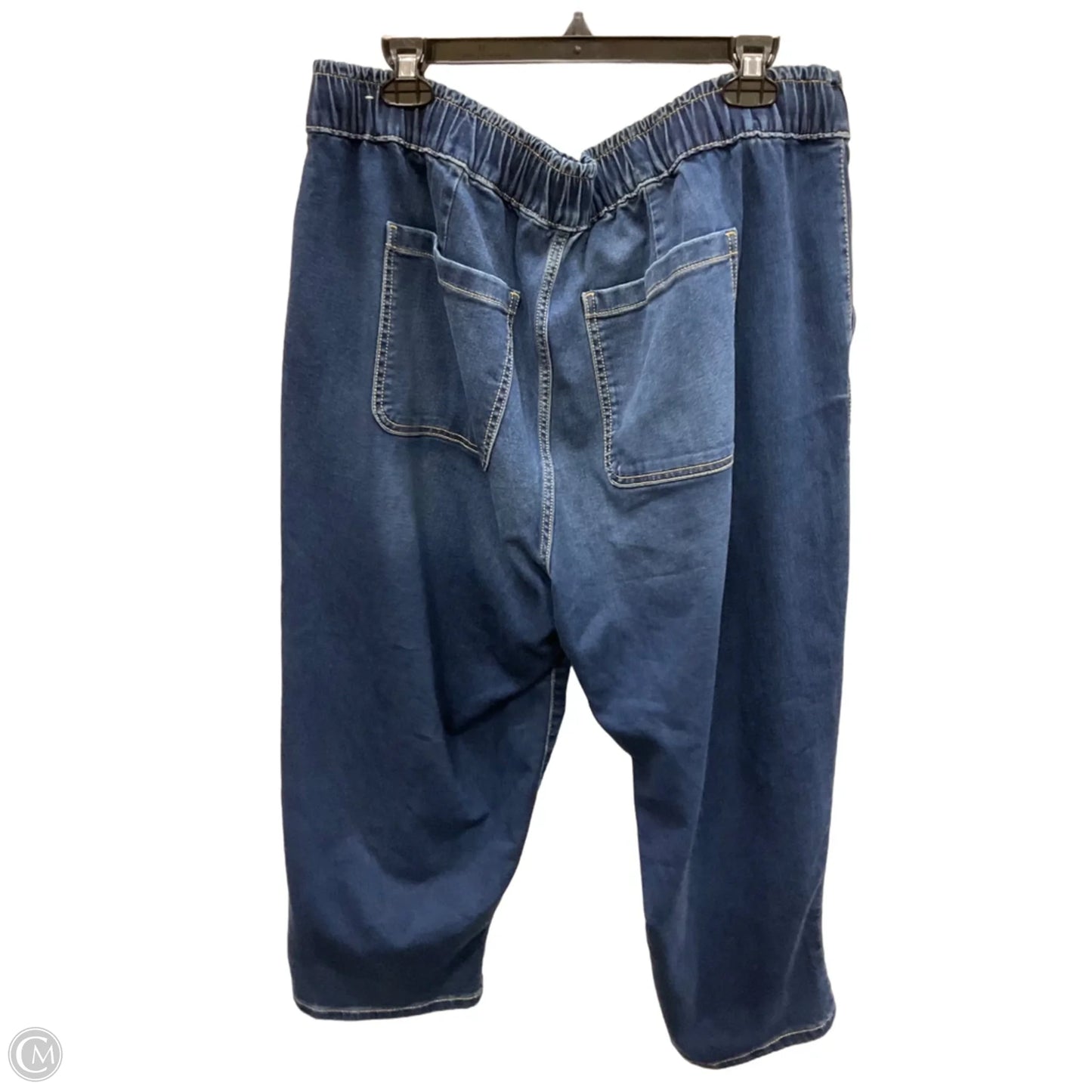 Jeans Cropped By Lane Bryant In Blue Denim, Size: 18