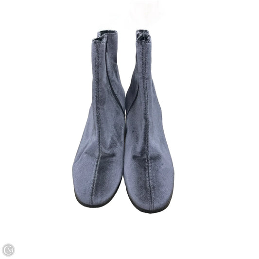 Boots Ankle Heels By Chinese Laundry In Purple, Size: 9.5