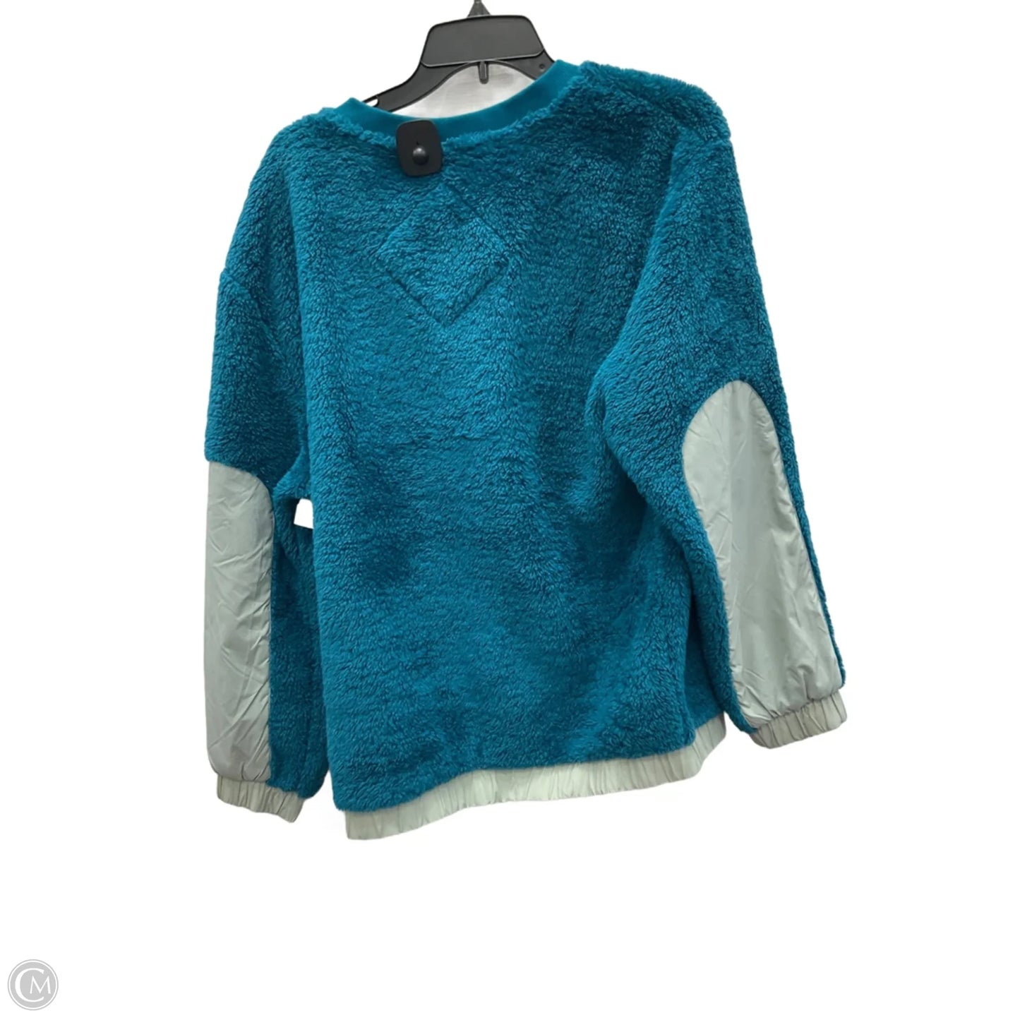 Top Long Sleeve Designer By Ugg In Teal, Size: M