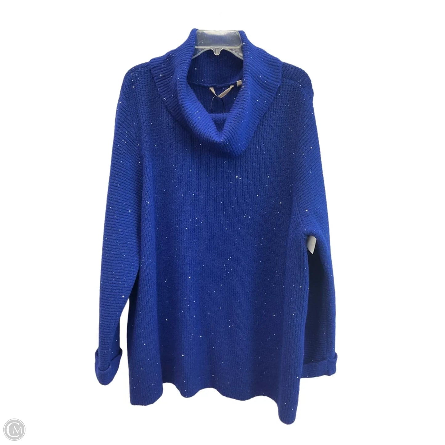 Sweater By Soft Surroundings In Blue, Size: 2x