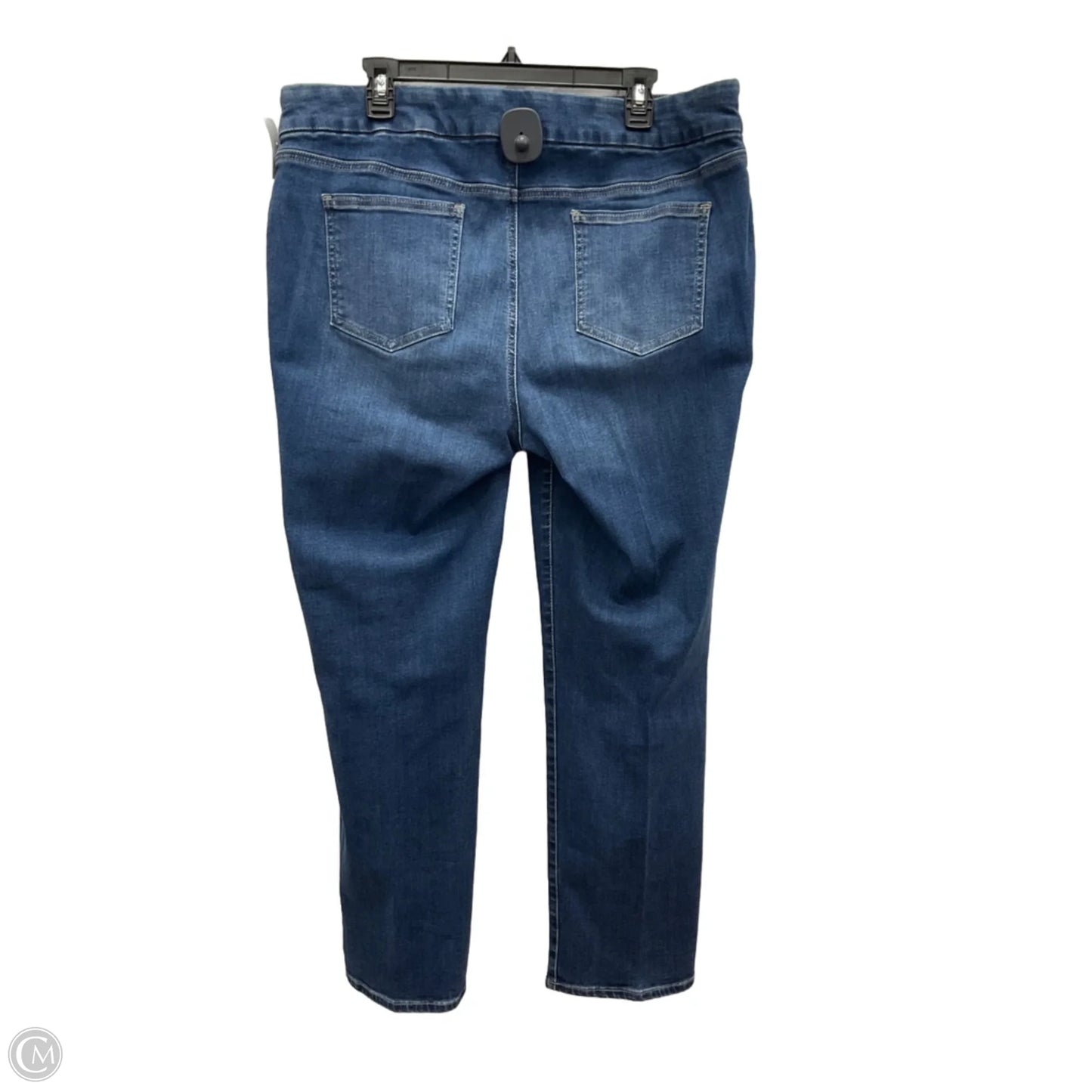 Jeans Straight By Chicos In Blue Denim, Size: 18