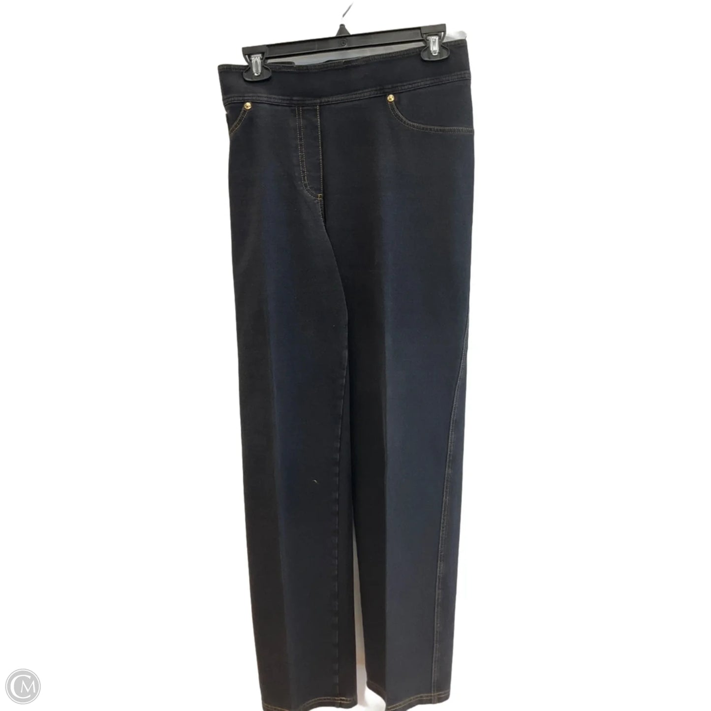 Jeans Straight By Nygard Peter In Black Denim, Size: 1x