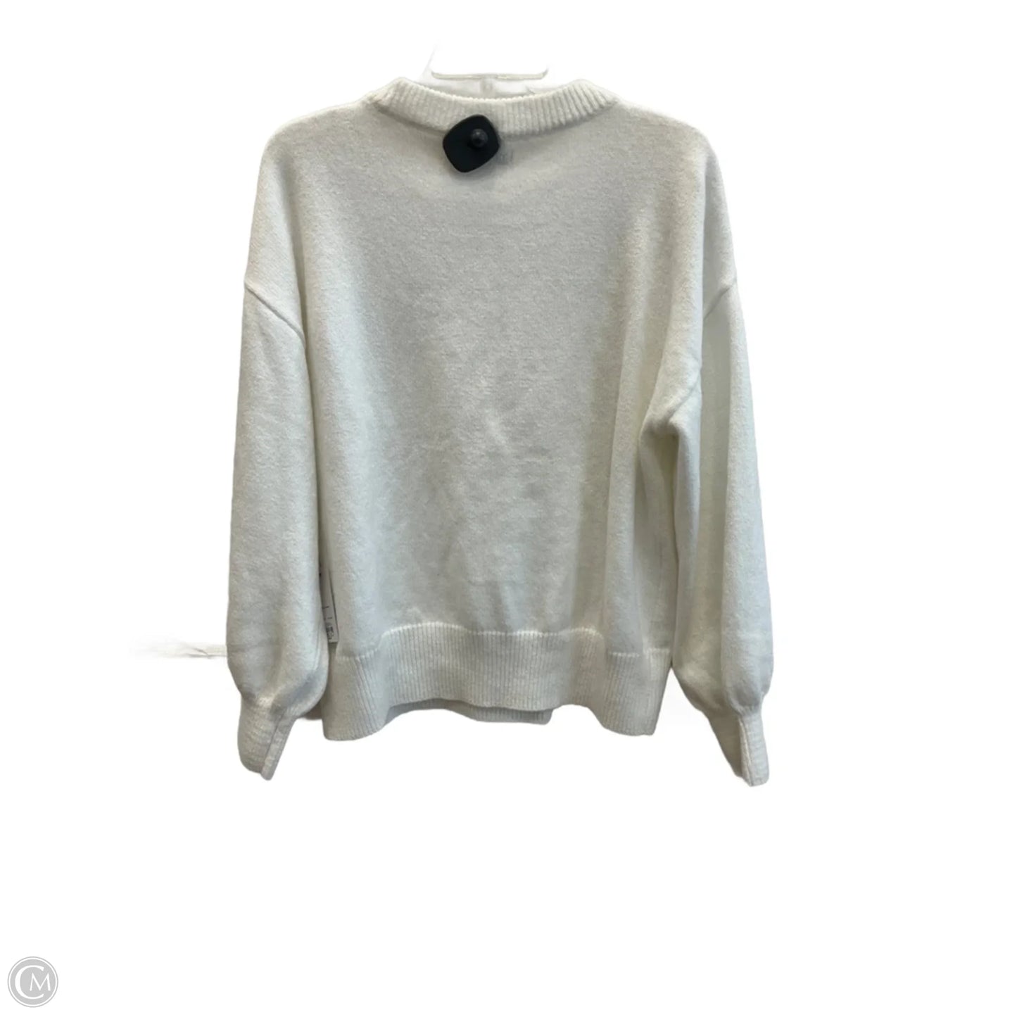 Sweater By Nine West In White, Size: L