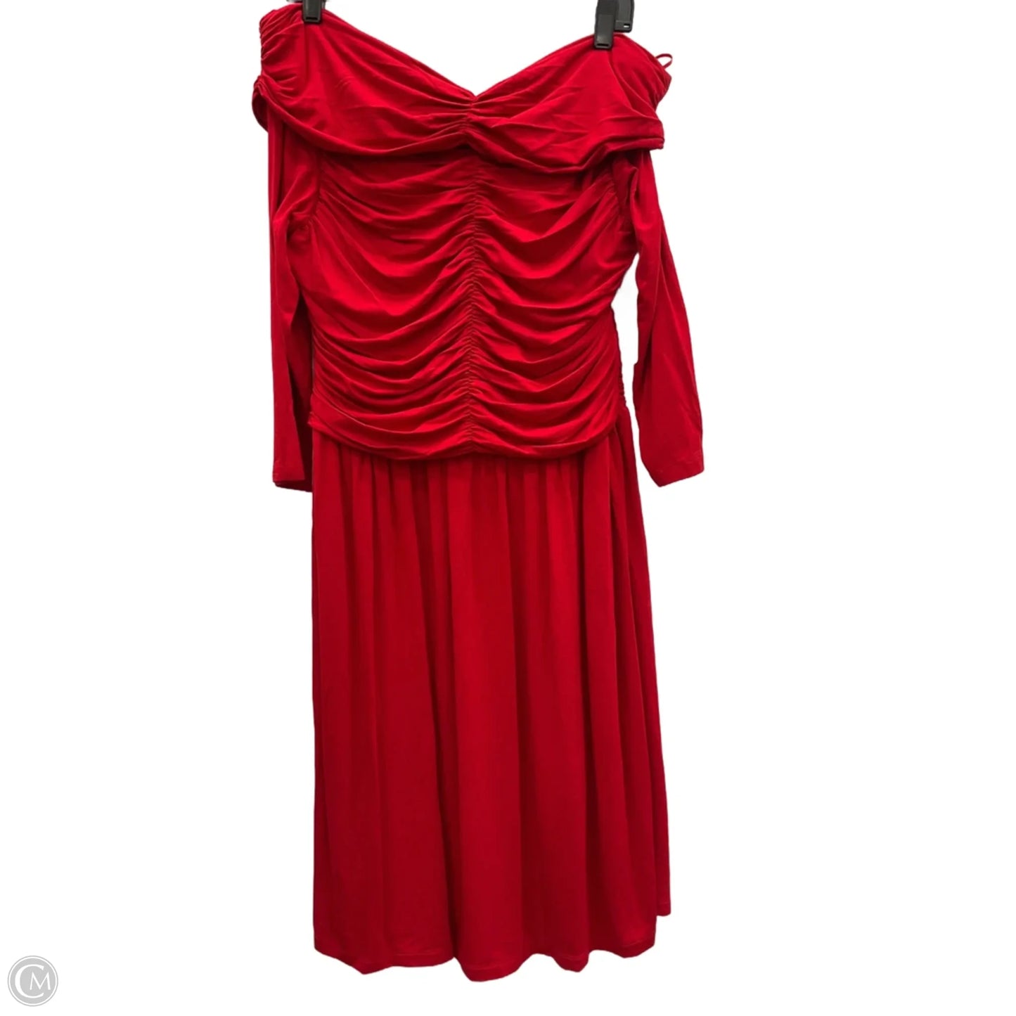 Dress Work By Cma In Red, Size: L