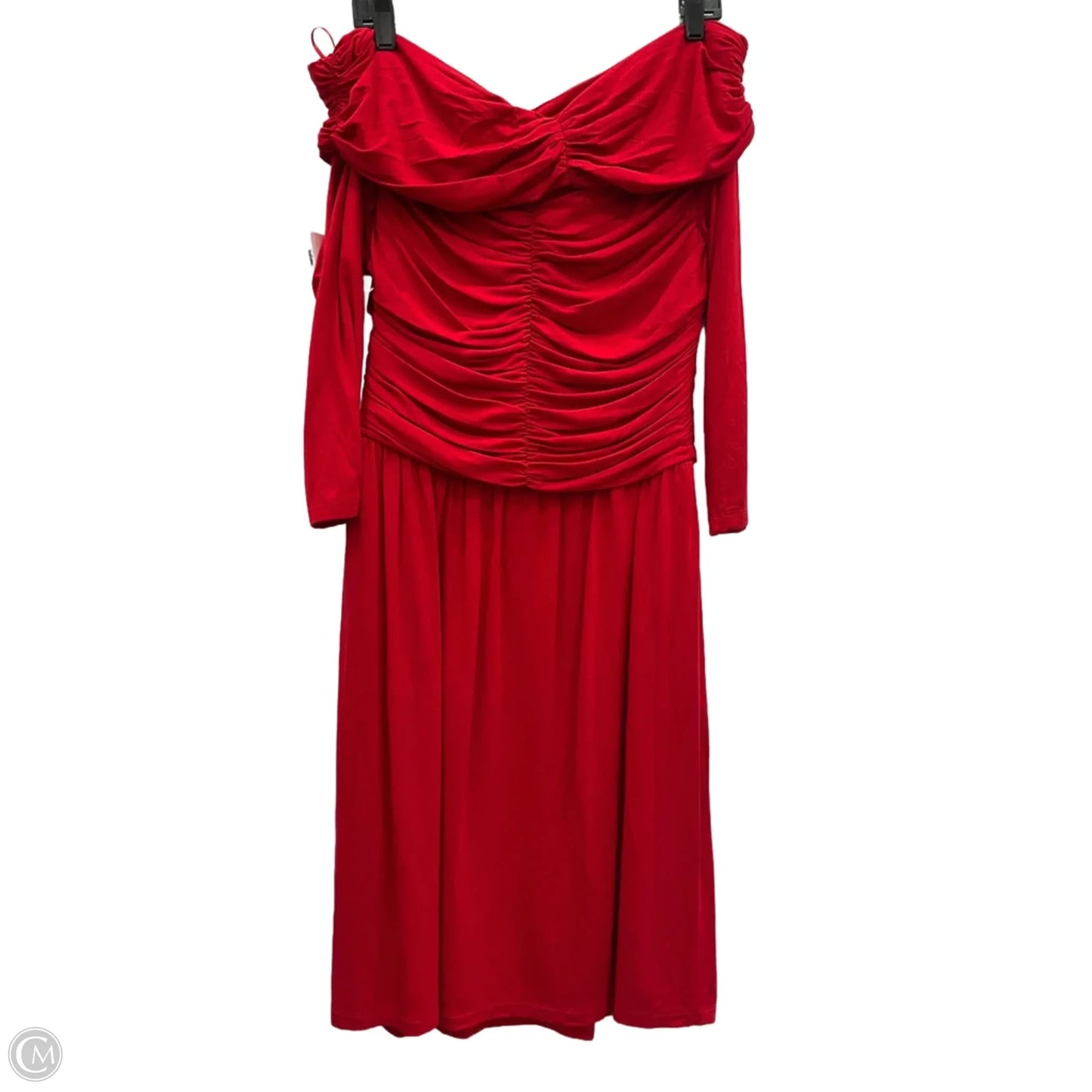 Dress Work By Cma In Red, Size: L