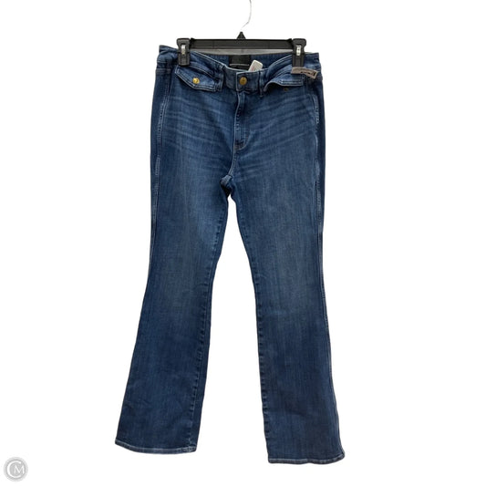 Jeans Flared By White House Black Market In Blue Denim, Size: 8