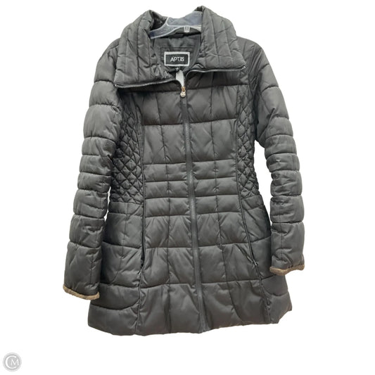 Coat Puffer & Quilted By Apt 9 In Black, Size: M