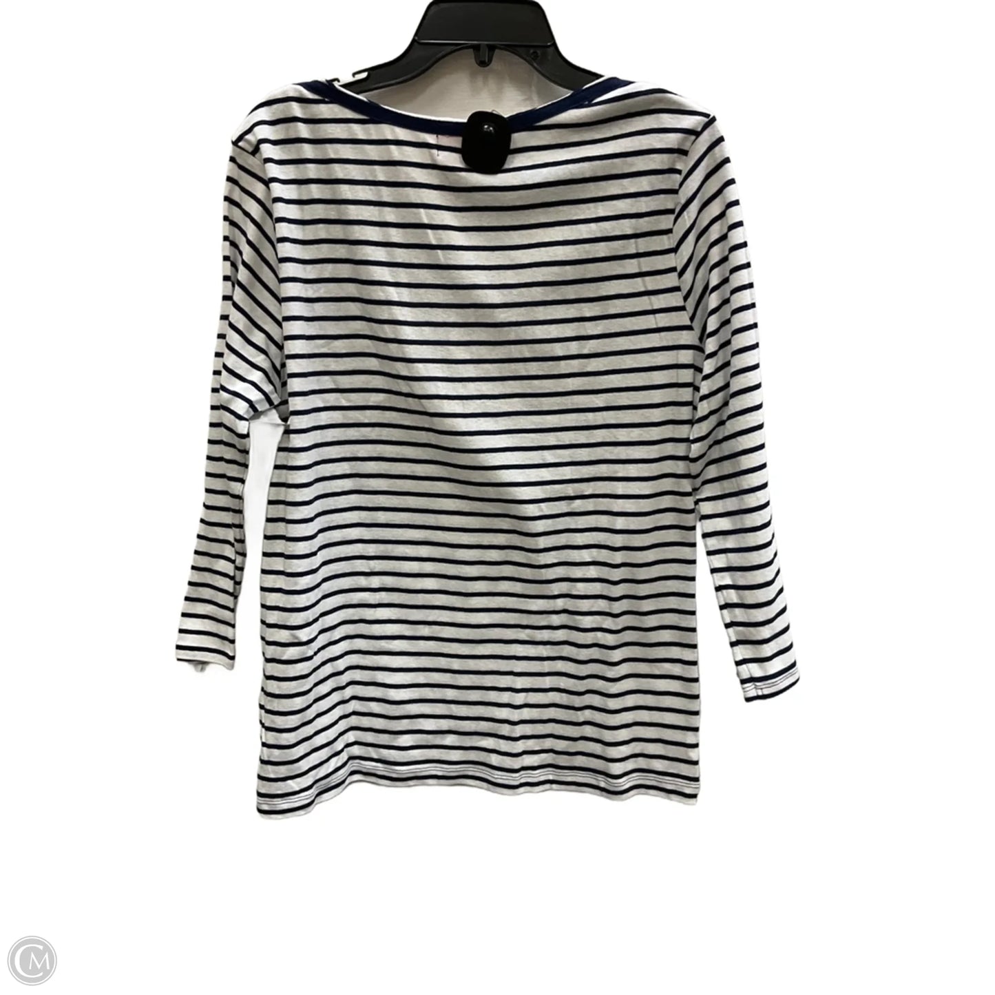 Top 3/4 Sleeve By Clothes Mentor In Striped Pattern, Size: Xl