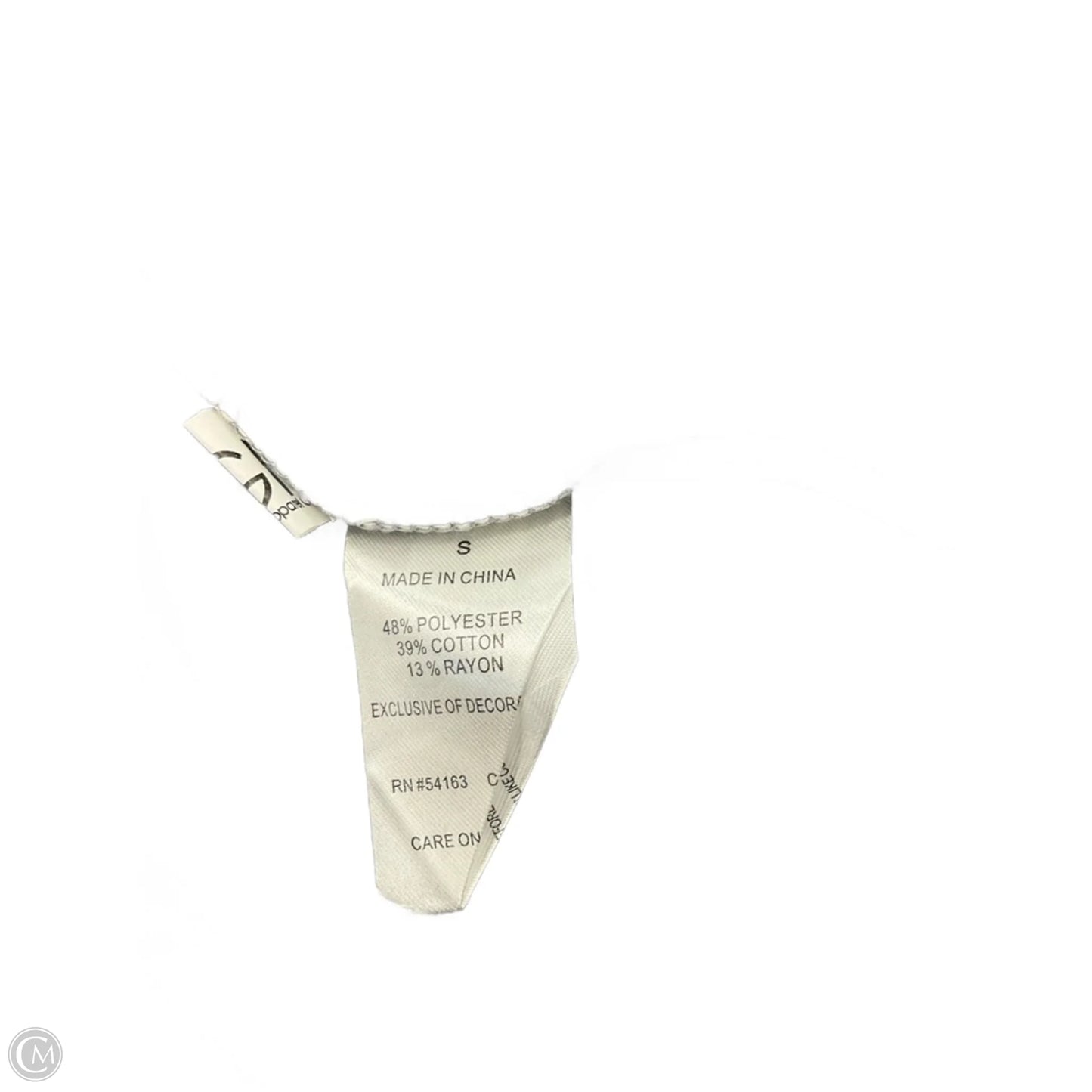 Athletic Top Short Sleeve By Nfl In Grey, Size: S