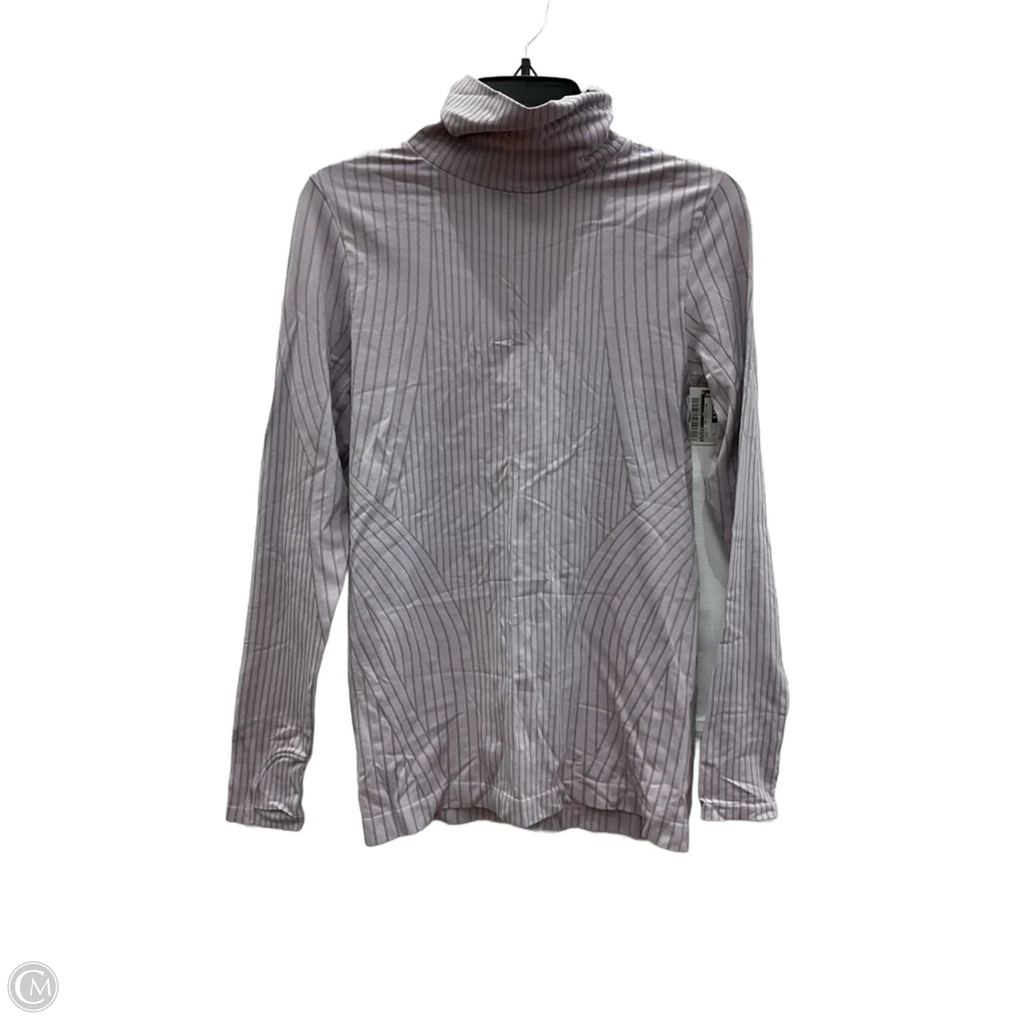 Athletic Top Long Sleeve Collar By Athleta In Purple, Size: M