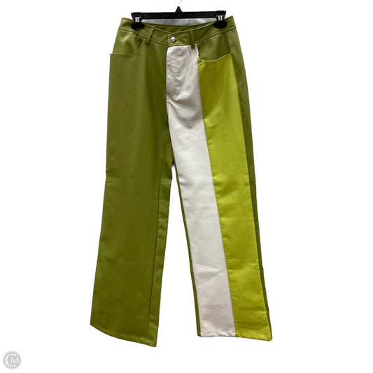 Jeans Straight By Bailey Rose In Green, Size: L