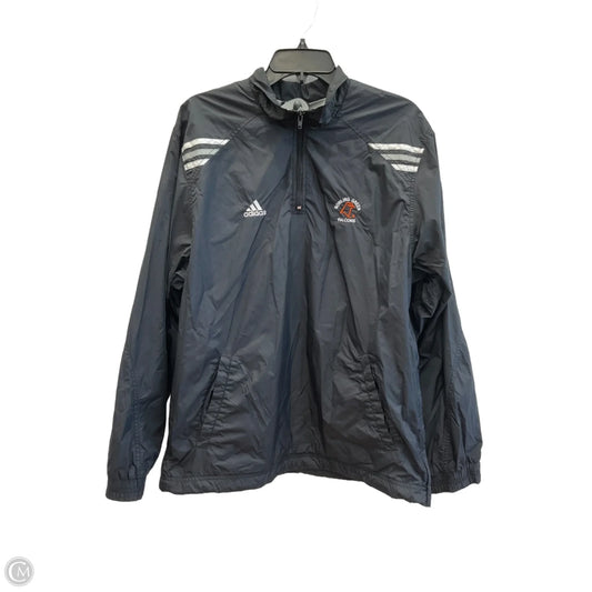 Athletic Jacket By Adidas In Black, Size: M