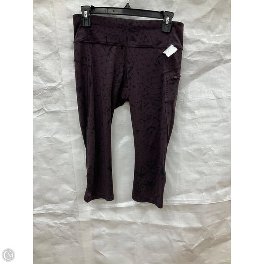 Athletic Capris By Lululemon In Purple, Size: 6