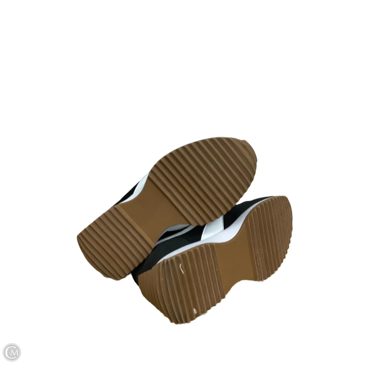 Shoes Sneakers By Clothes Mentor In Black & White, Size: 8.5