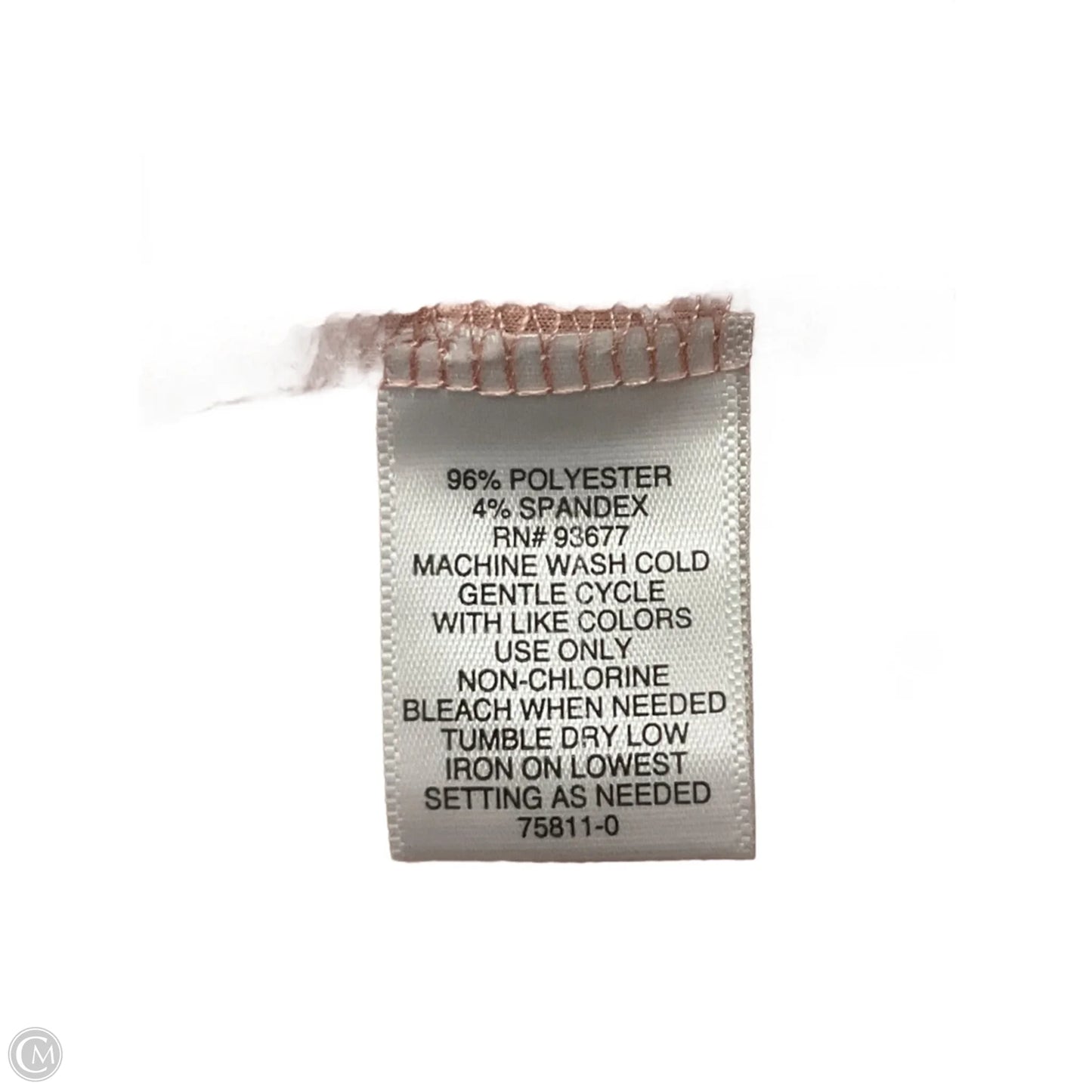 Top Short Sleeve By Liz Claiborne In Pink, Size: M