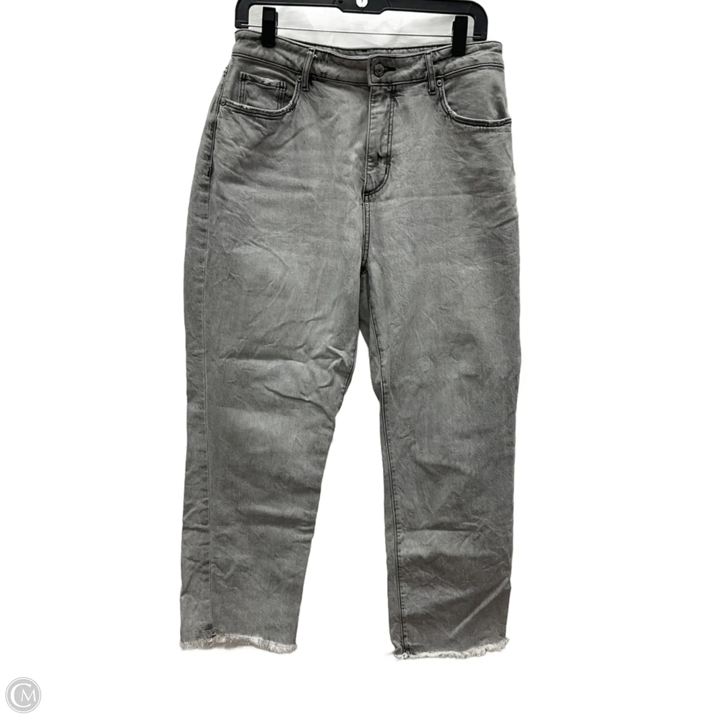 Jeans Straight By Loft In Grey, Size: 6