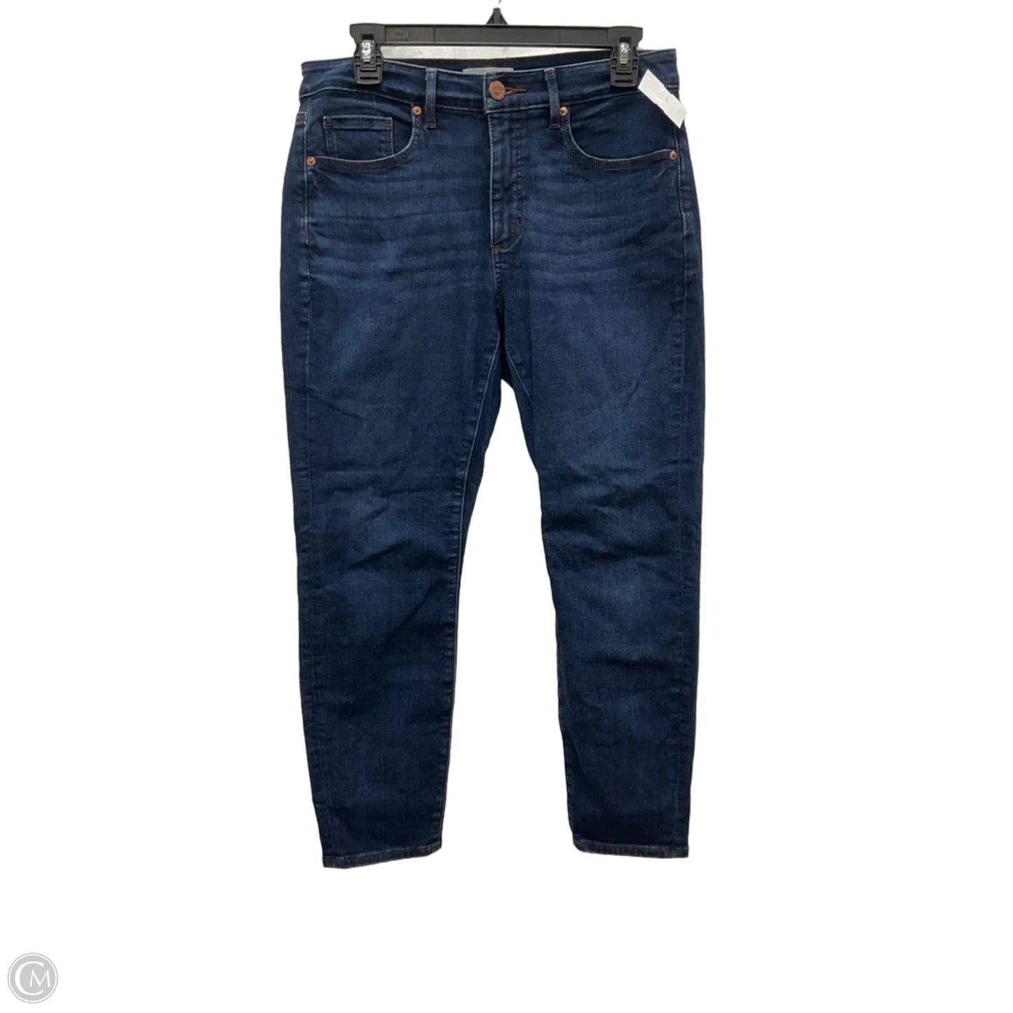Jeans Skinny By Loft In Blue Denim, Size: 6